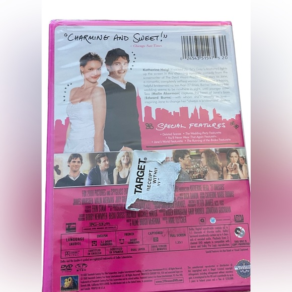 🔵2 /$15 Never opened 27 Dresses dvd - Picture 2 of 2